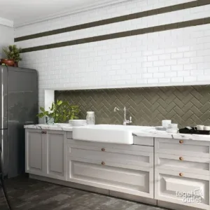 Metro Wit 10x30 in een interieur