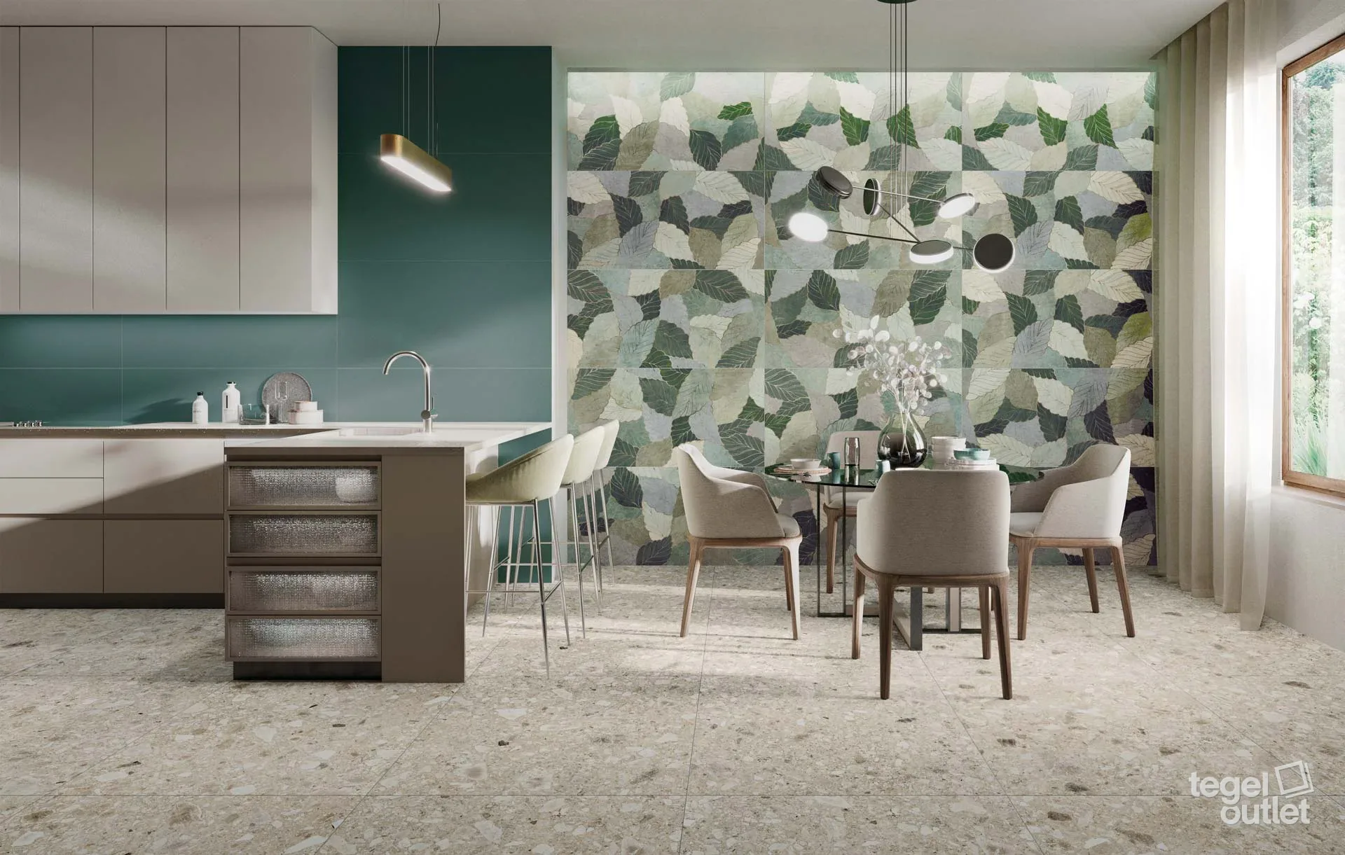 Milano 5vie 60x60 in een interieur
