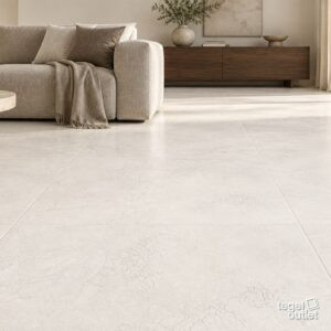 Sfeerimpressie met Murray White Lappato 90×90 · living