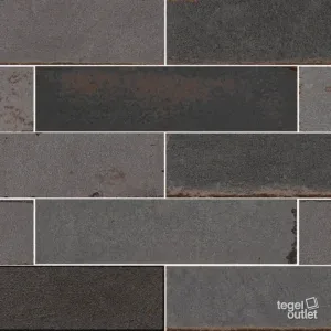 Murus Nocta 7×28 – photo du carreau Murus Nocta 7×28 – Ape, posé à plat à joints décalés