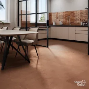 Ape Murus Terra 7×28 wandtegels in een eetkamer
