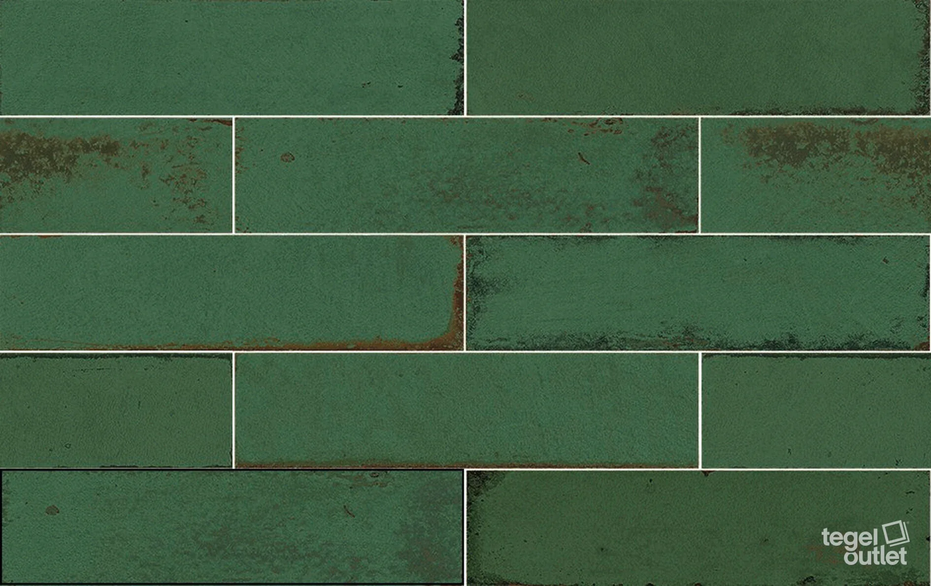 Murus Viridi 7×28 – Ape, posé à plat à joints décalés