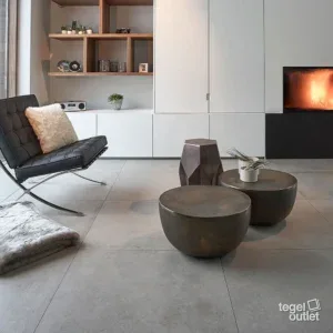 Original Grigio 60x60 in een interieur