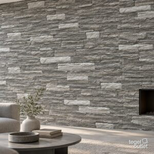 Sfeerimpressie met Safeer Gris 17x52 · living