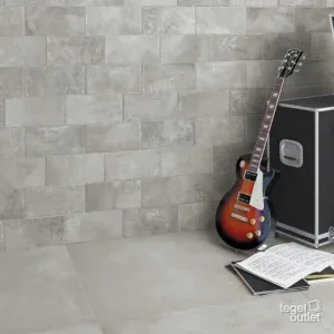 Rift Cemento 14x28 in een interieur