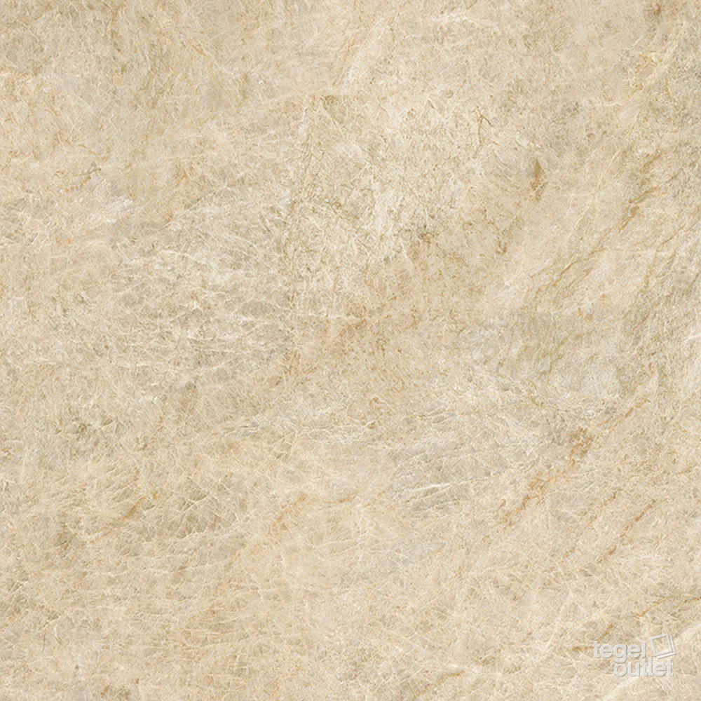 Saime Royal Beige marmerlook tegel, vlak vooraanzicht