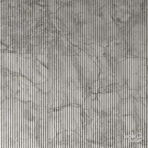 Saime Royal Cannettato Silver 60×120, gecanneleerd marmerlook wanddecor
