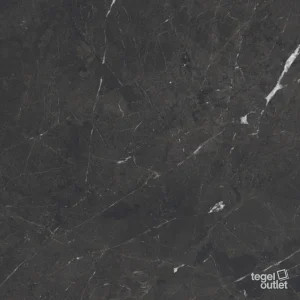 Royal Dark – tegelfoto Saime Royal Dark marmerlook tegel, vlak vooraanzicht