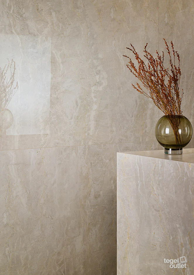 Saime Royal Ivory marmerlook wandtegels, sfeerbeeld