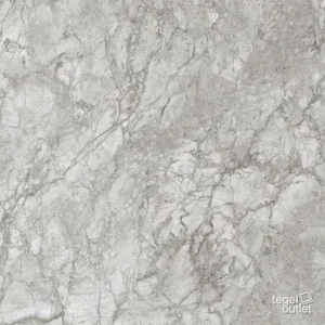 Carreau effet marbre Saime Royal Silver, vue de face à plat