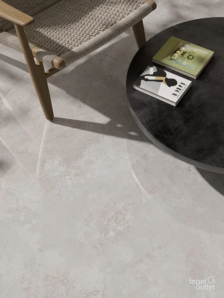 Saime Travertino Crosscut Perla vloertegels, detail