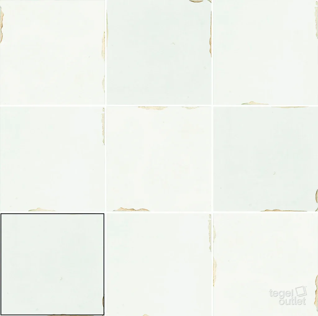 Souk Aqua 13×13 – Ape, gelegd vlak met kleurvariatie