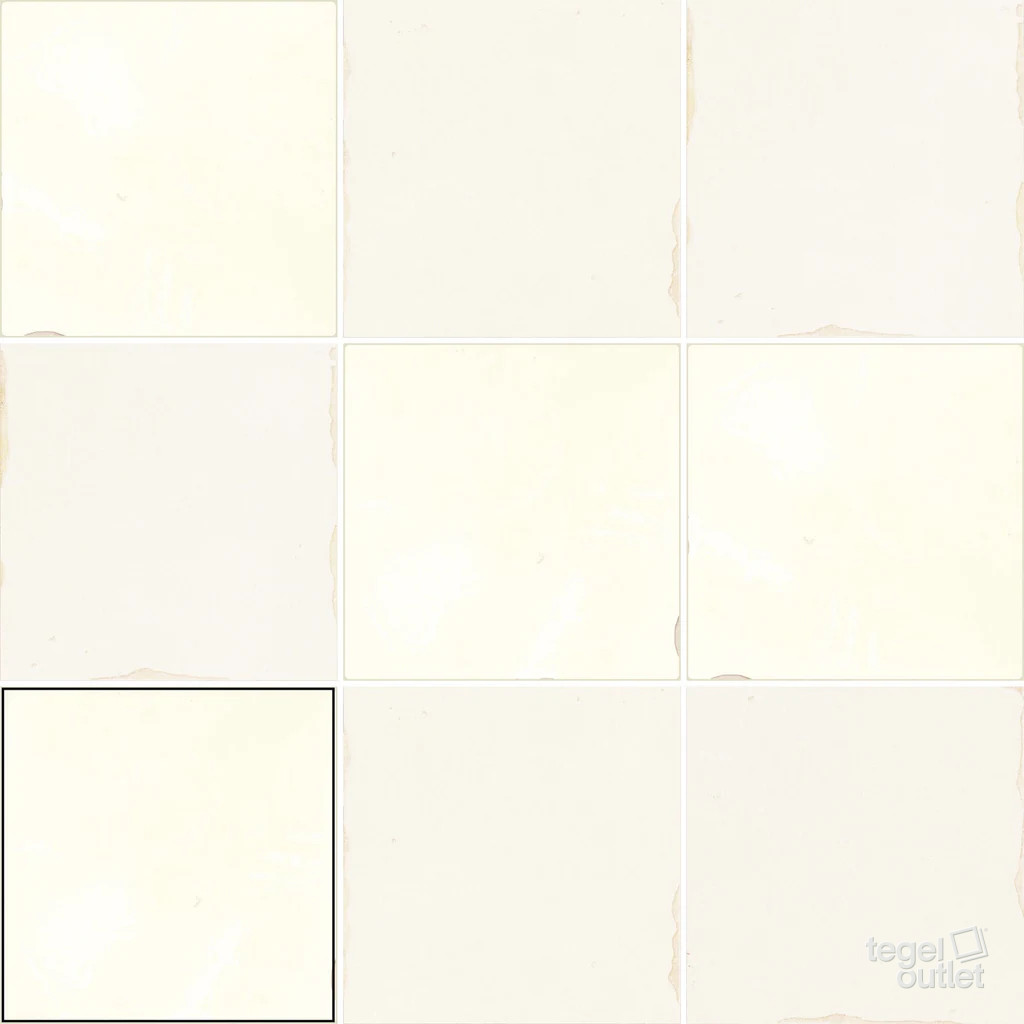 Souk Bone 13×13 – Ape, gelegd vlak met kleurvariatie
