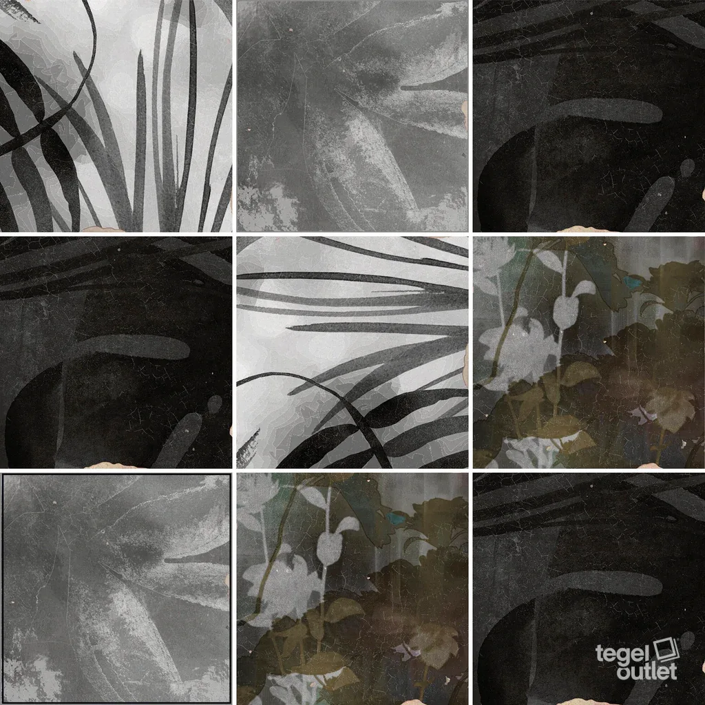 Souk Kasbah Grey Mix 13×13 – Ape, gelegd vlak met kleurvariatie