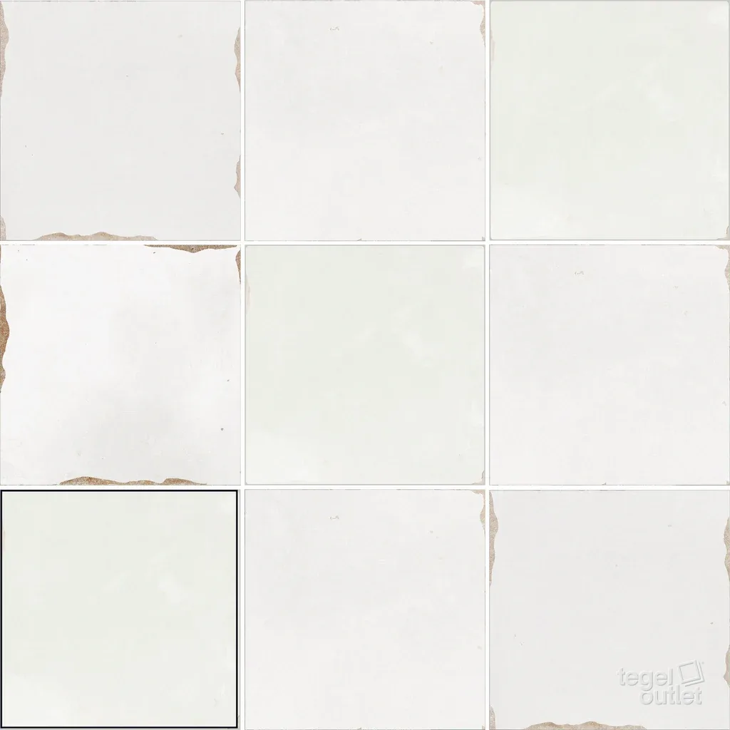 Souk Pearl 13×13 – Ape, gelegd vlak met kleurvariatie
