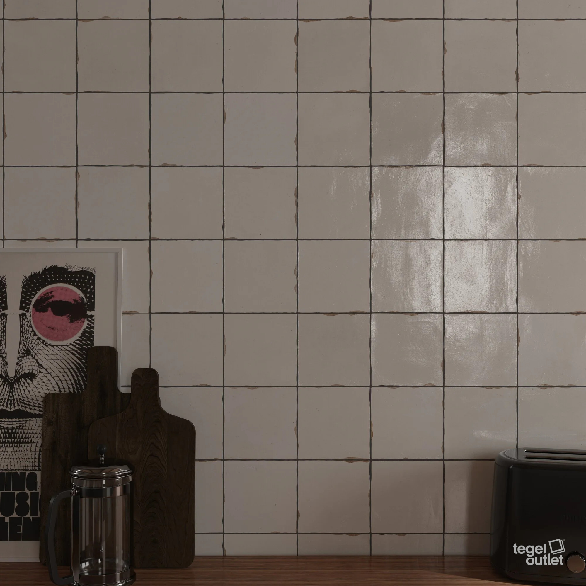 Ape Souk Pearl tegels in een keuken