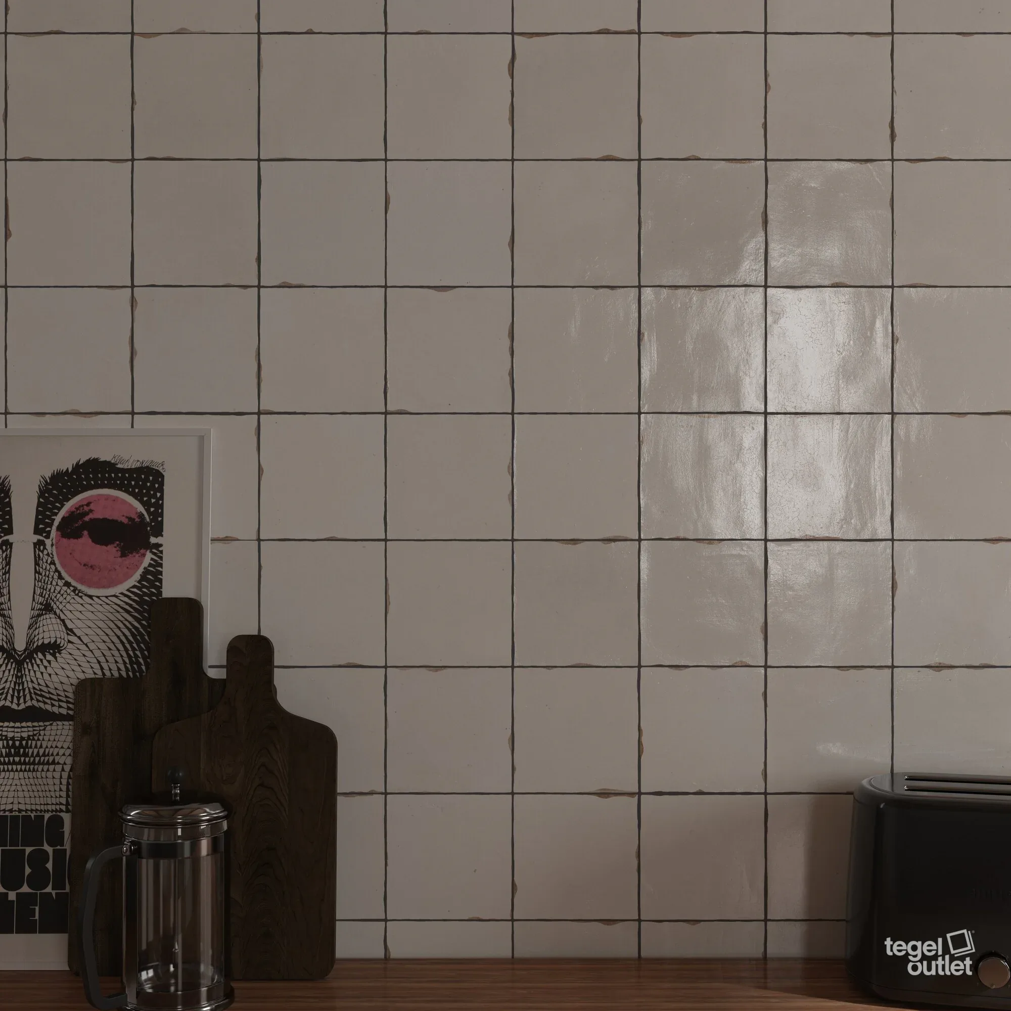 Carreaux Ape Souk Pearl dans une cuisine