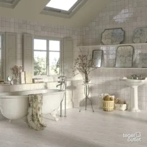 Carreaux Ape Souk Bone dans une salle de bains