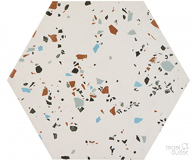 South White Hex 25x29 – Image 2