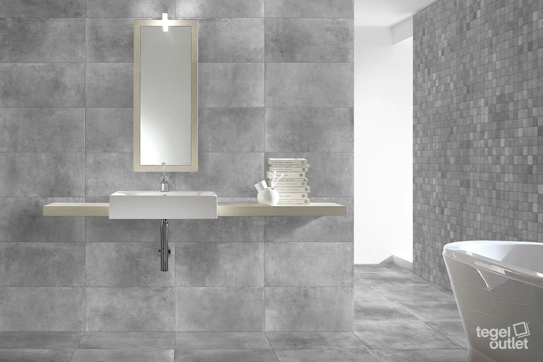 Space Ash tweede keuze 60x60 in een interieur