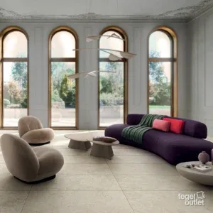 Strade Romane Cassia 60x60 in een interieur