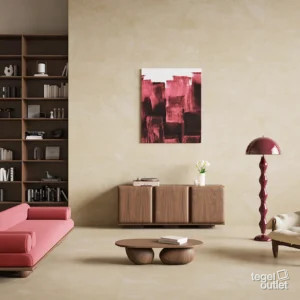 Navarti Street Bone 60×120 vloer- en wandtegels in een woonkamer