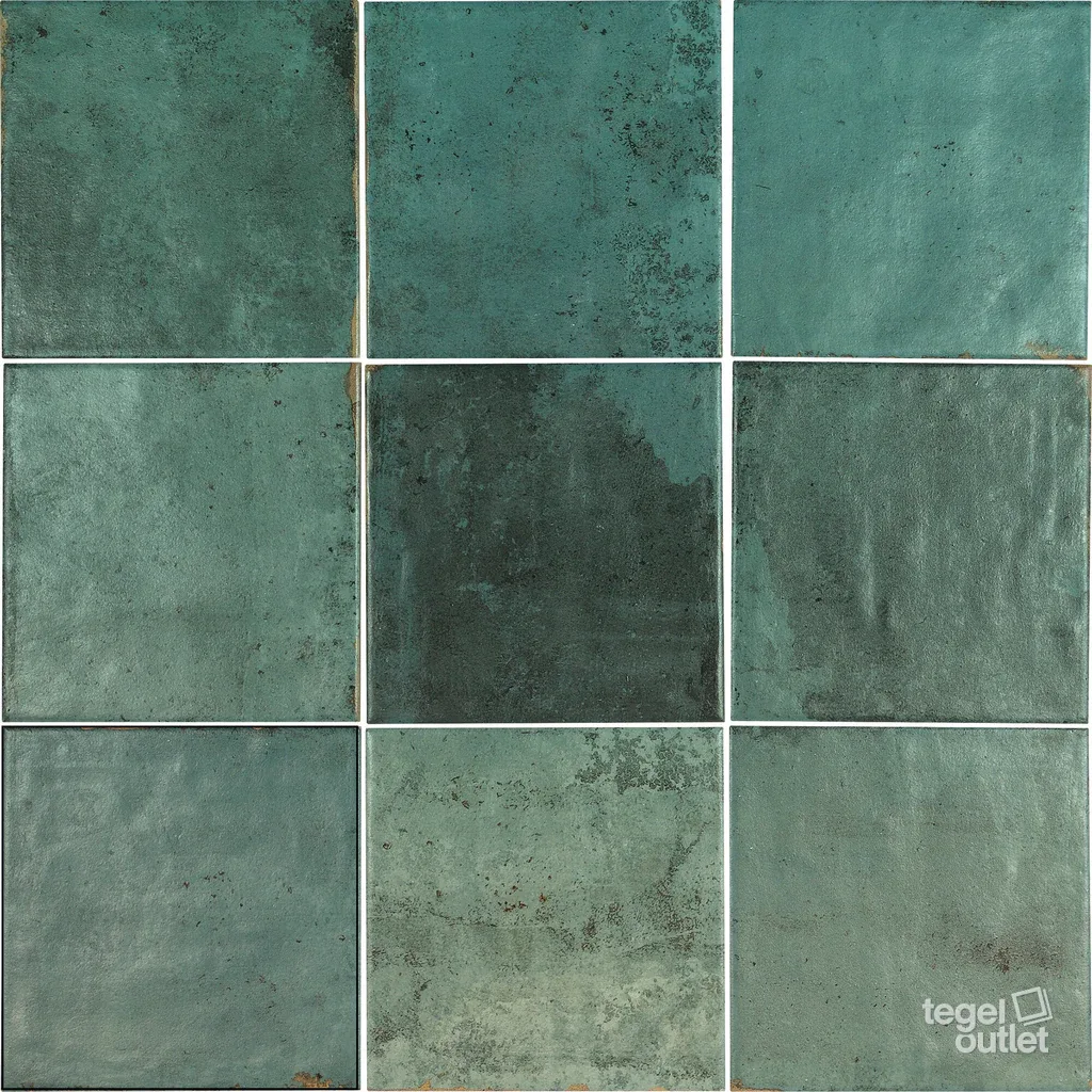 Tennessee Green 13,8×13,8 – Ape, gelegd vlak met kleurvariatie