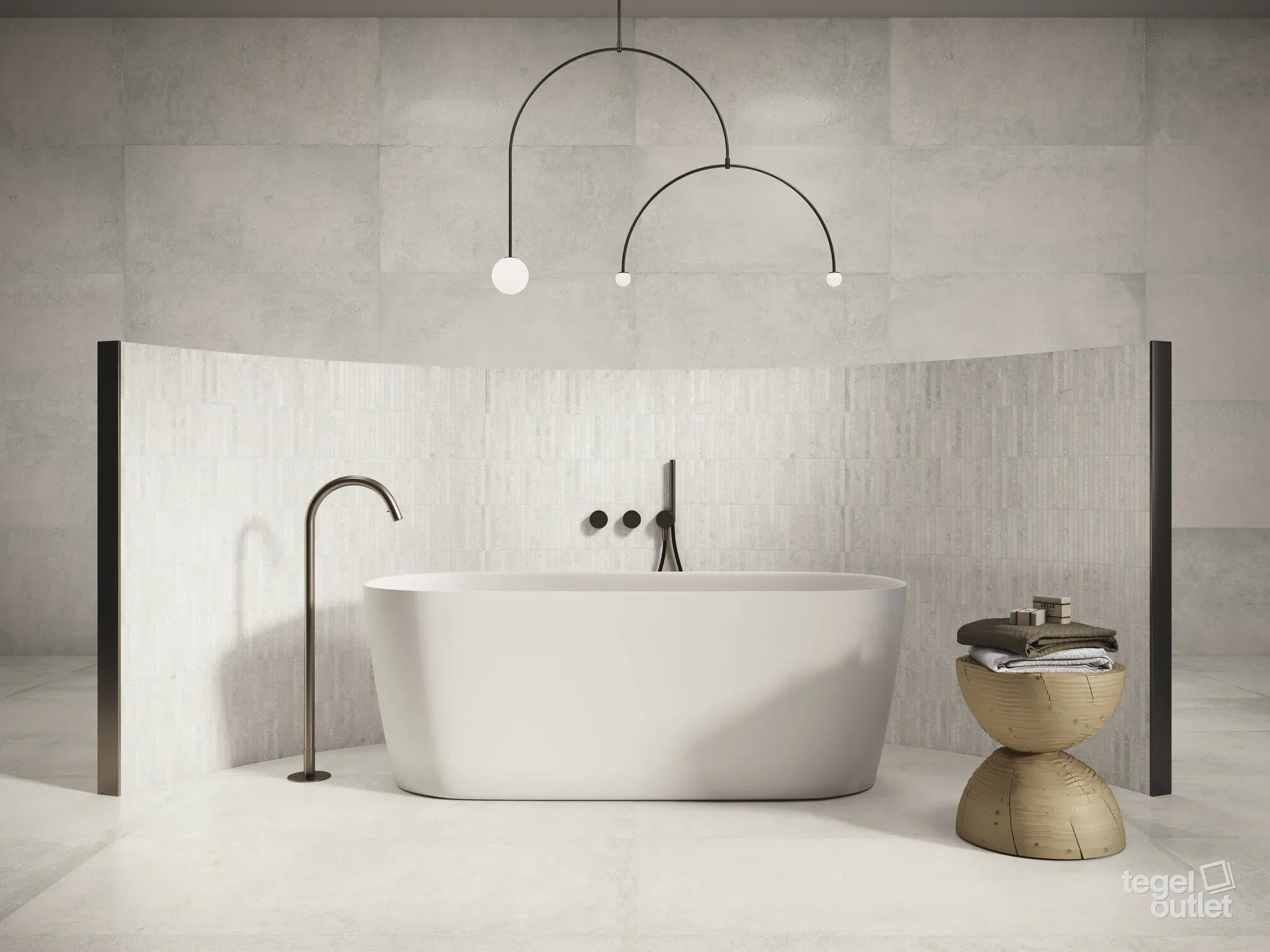 Think White 30x60 in een interieur