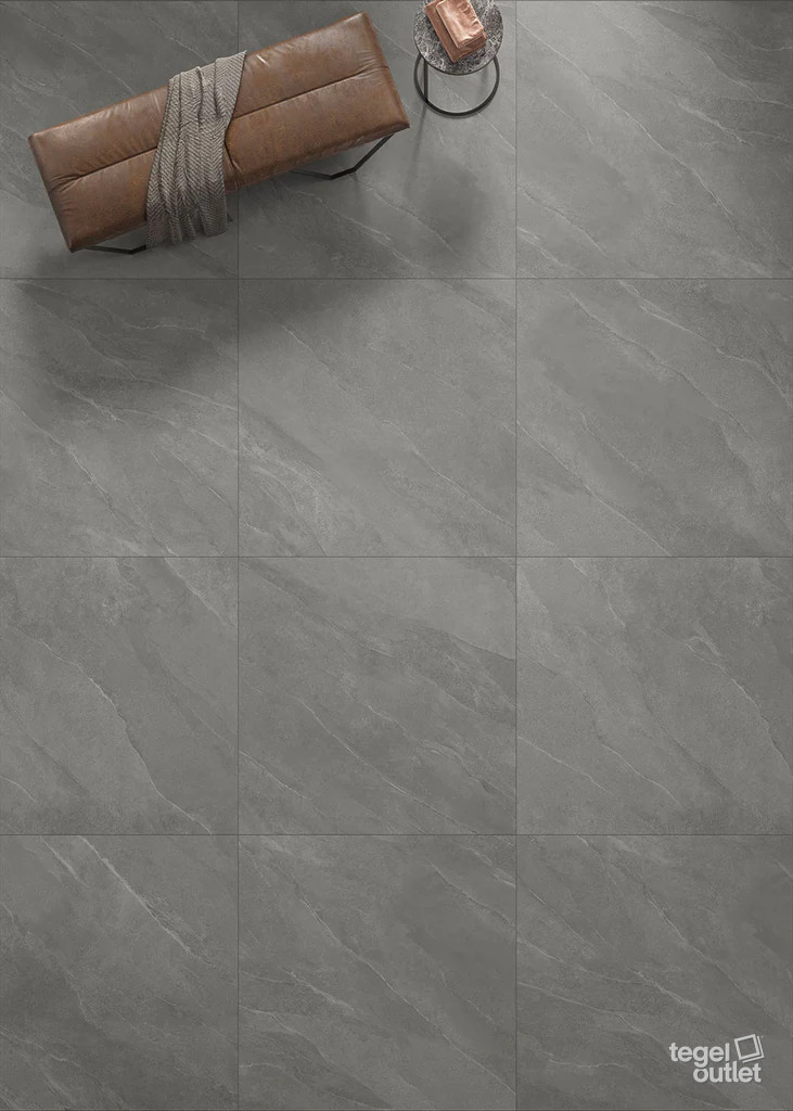 Saime Titano Grigio 120×120 – detail van het oppervlak