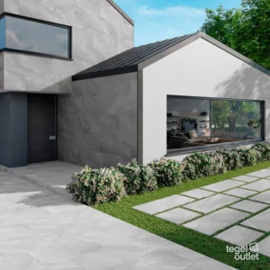 Titano Perla Grip 2 cm en Grigio 60×120 – oprit en gevel Saime Titano Perla 2 cm terrastegels en Grigio 60×120 gevelbekleding
