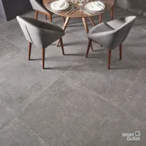 Underground Graphite 90x90 in een interieur