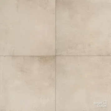 Urban Concrete Greige : échantillon de couleur du fabricant avec quatre carreaux