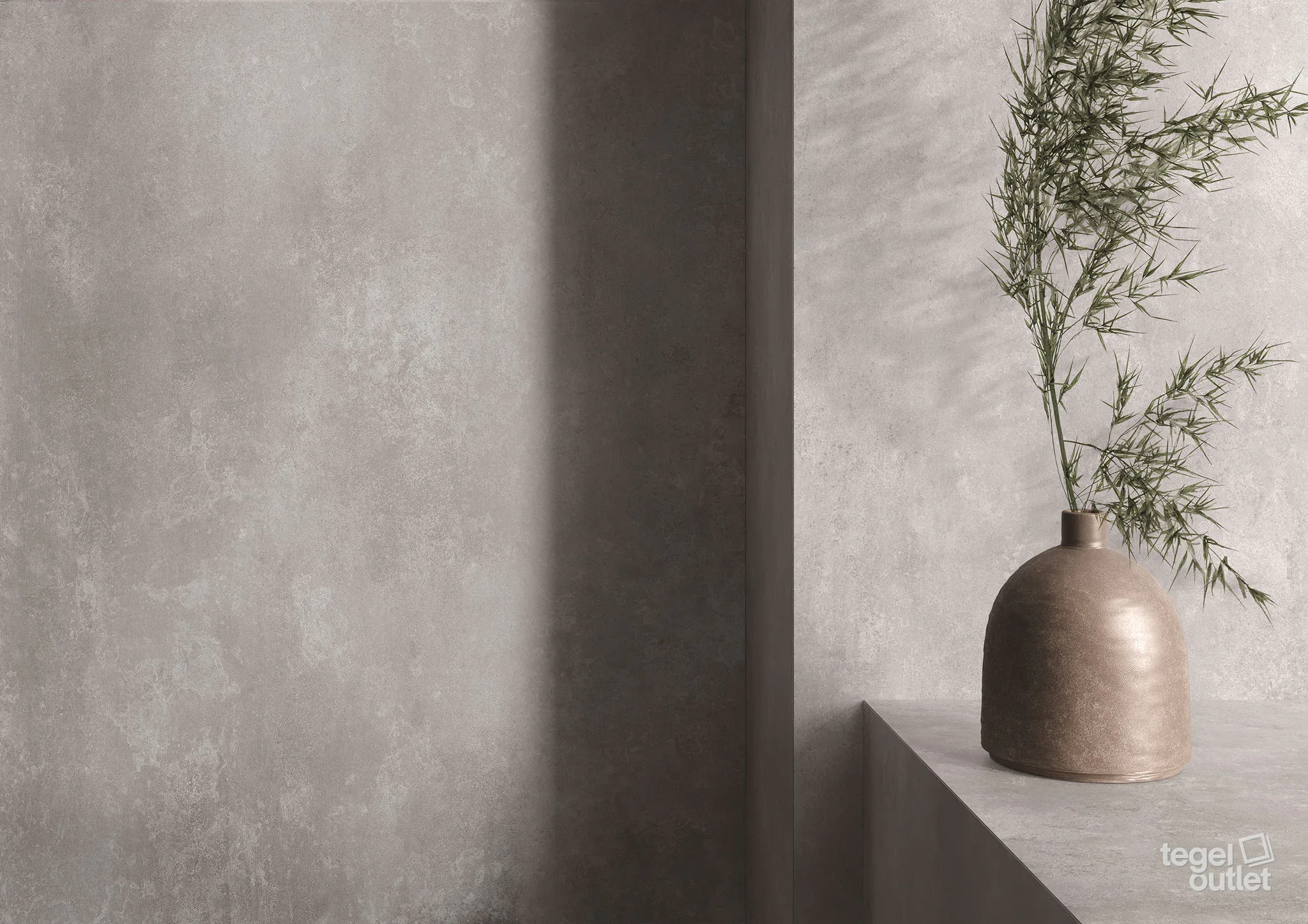 Urban Greige 80x80 in een interieur