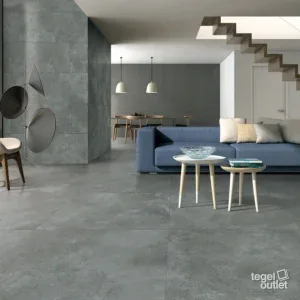 Victoria Dark Grey 60x60 in een interieur