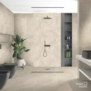 Walk Sand 60x120 in een interieur