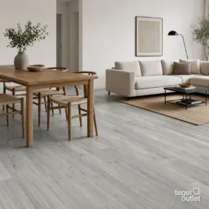 Wood Max Graphite 19.3x120 in een interieur