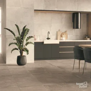 Zeed Anthracite 60x60 in een interieur