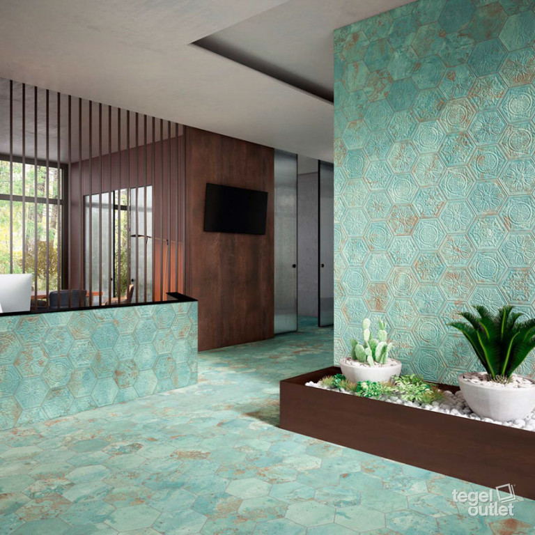 Zinc Green Hex 25x29