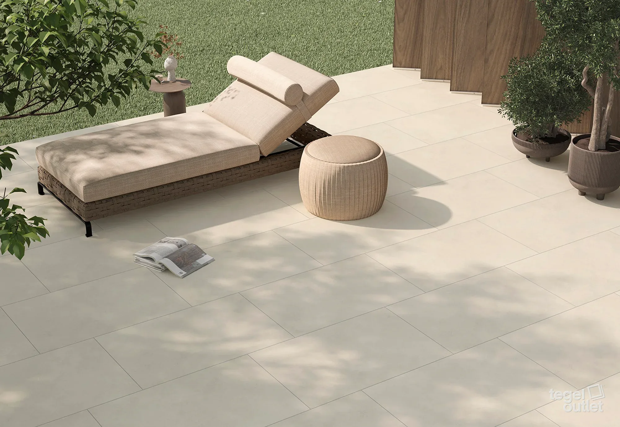 Navarti Ziro Crema 60×90 2 cm terrastegels