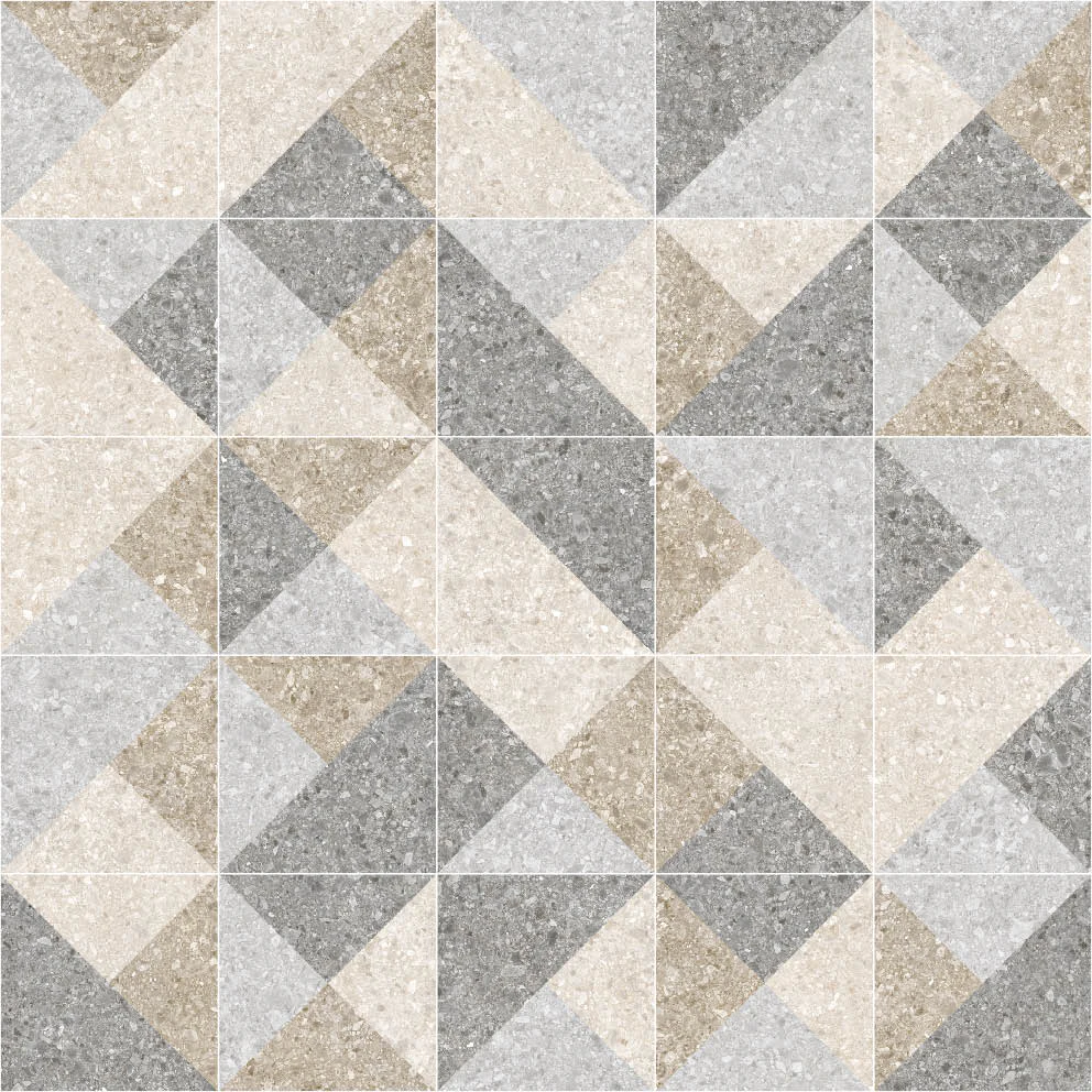Ceppo di Gre Oriyas Natural 59,3×59,3 – Vives, legpatroon van meerdere tegels
