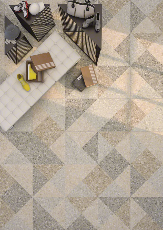 Vives Ceppo di Gre decor Oriyas Natural in een woonkamer